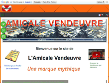 Tablet Screenshot of amicalevendeuvre.com